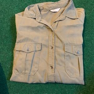 Green button up shirt from Aeropostale